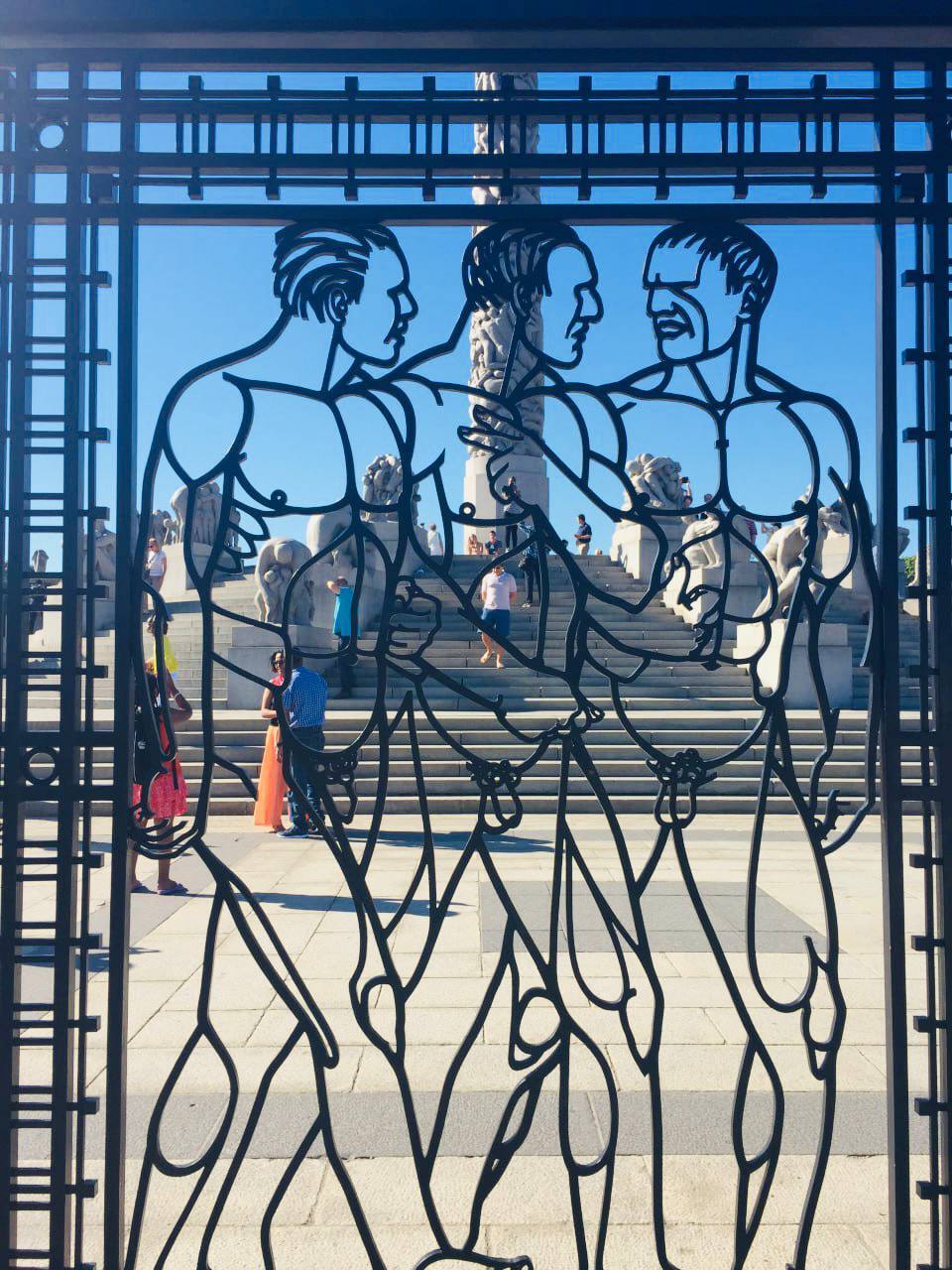 Ворота в Парке скульптур Вигеланда