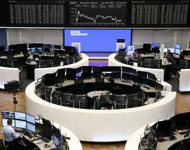 The German share price index DAX graph is pictured at the stock exchange in Frankfurt, Germany August 16, 2021. REUTERS/Staff 