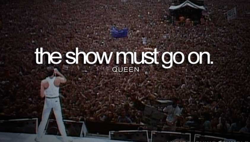 The show must go on queen перевод