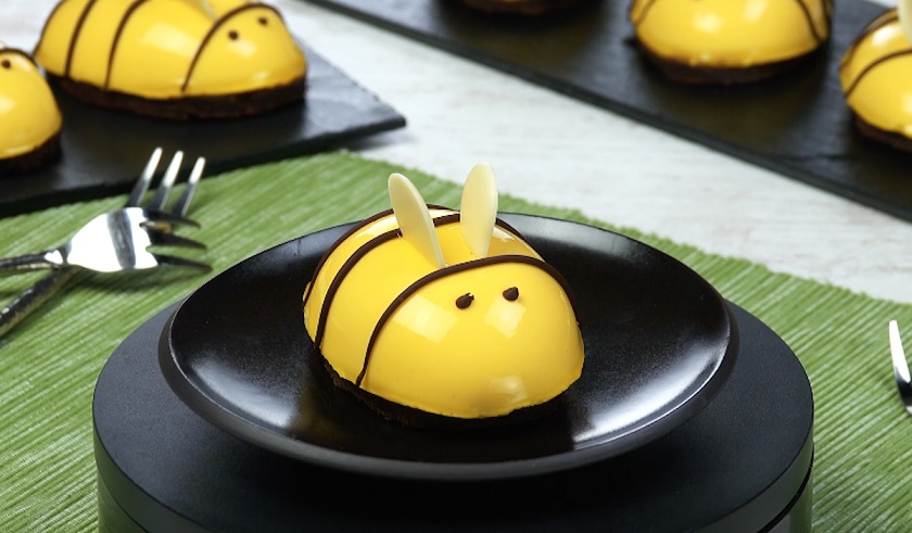 Нежные пирожные «Медовые пчелки»: с кремом и шоколадным тестом