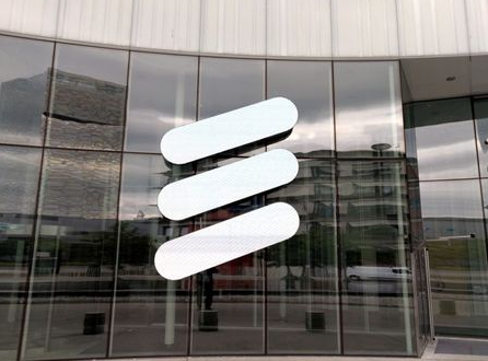 The Ericsson logo is seen at the Ericsson's headquarters in Stockholm, Sweden June 14, 2018. Picture taken June 14, 2018. REUTERS/Olof Swahnberg