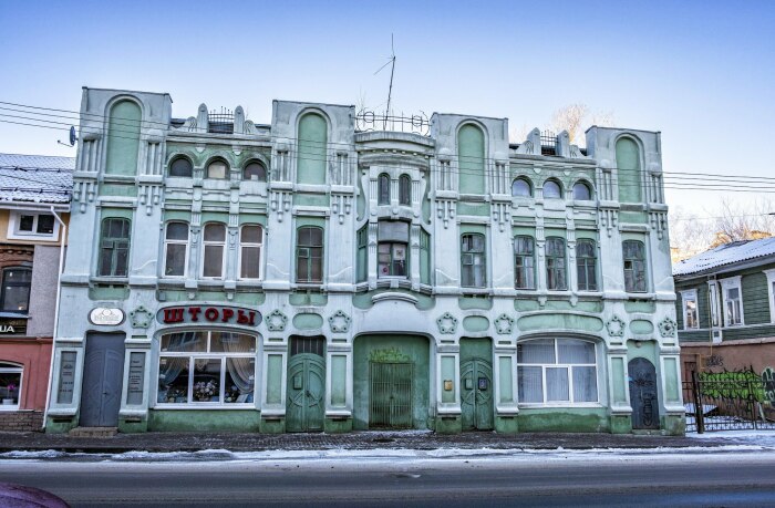 Как крестьянин из Нижнего Новгорода смог построить помпезный дом в стиле модерн архитектура,модерн,особняки