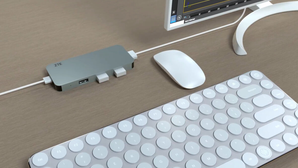 Это USB-хаб?  Нет, так выглядит бизнес-компьютер ZTE W100D