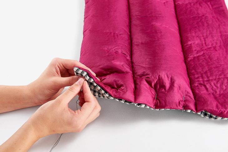 Стёганый шарф-палантин своими руками одежда