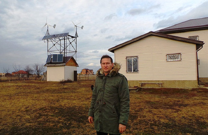 Житель Кубани создал независимый экологичный дом