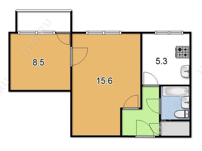 Типы планировок квартир: плюсы и минусы комнаты, вариант, квартира, квартиры, кухней, планировки, квартирах, пространство, студии, изолированные, Такая, комнату, которой, такой, имеет, планировка, семьи, коридора, подойдет, проживания