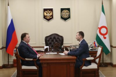 Махмуд-Али Калиматов провел встречу с бизнес-омбудсменом в Республике Ингушетия