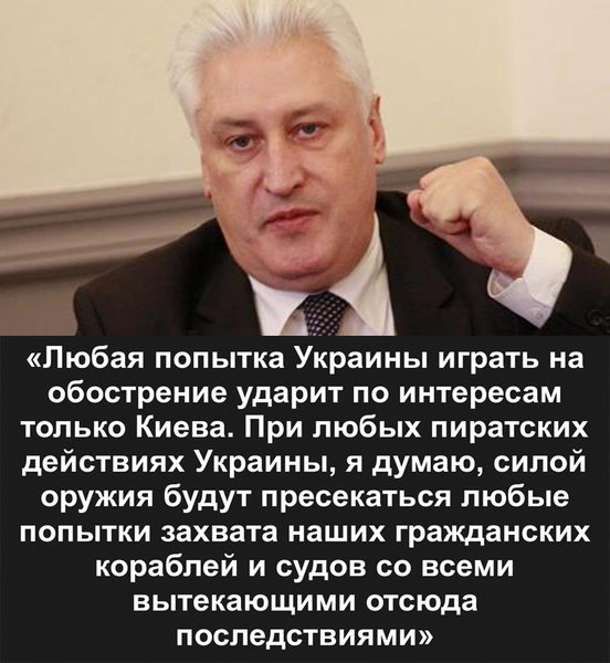 В Москве заявили о готовности силовым путем пресечь попытки Украины обострить ситуацию в Азовском море В Москве заявили о готовности силовым путем пресечь попытки Украины обострить ситуацию в Азовском море