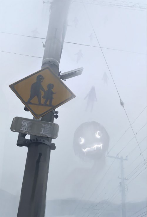 Таинственный и пугающий мир хоррор-иллюстратора Mozza 