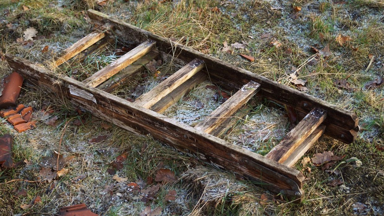 Rust wooden ladders фото 116