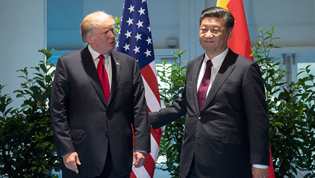 Встреча Дональда Трампа и Си Цзиньпина на полях саммита G20. 8 июля 2017