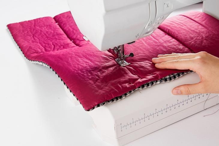 Стёганый шарф-палантин своими руками одежда