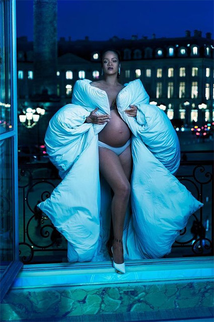 Рианна снялась для Vogue и рассказала о беременности и романе с A$AP Rocky Фотосессии