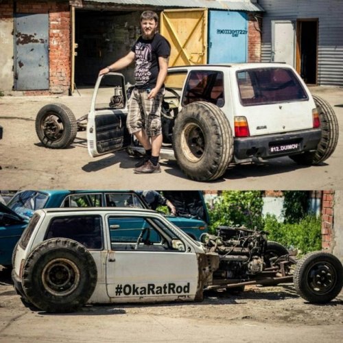 Автотюнинг, который не знает меры авто и мото,тюнинг