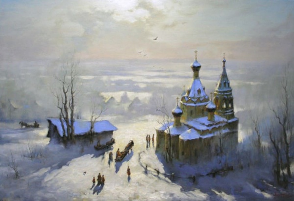 Художник Степан Нестерчук. Есть тоска весёлая в алостях зари 