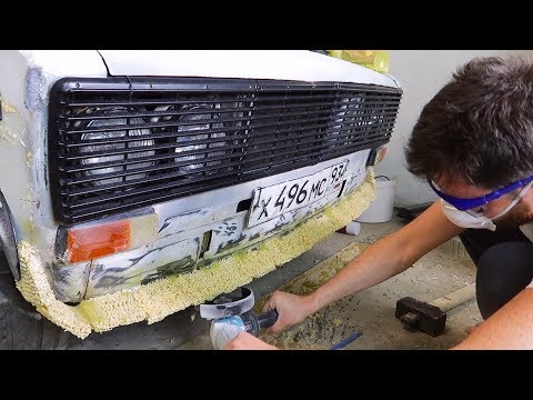 Ремонт бампера: проверяем силу доширака и супер клея