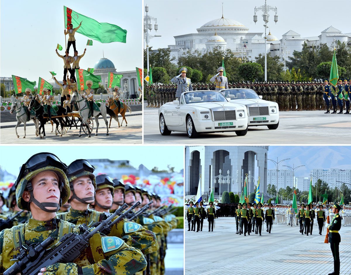 День независимости Туркменистана парад