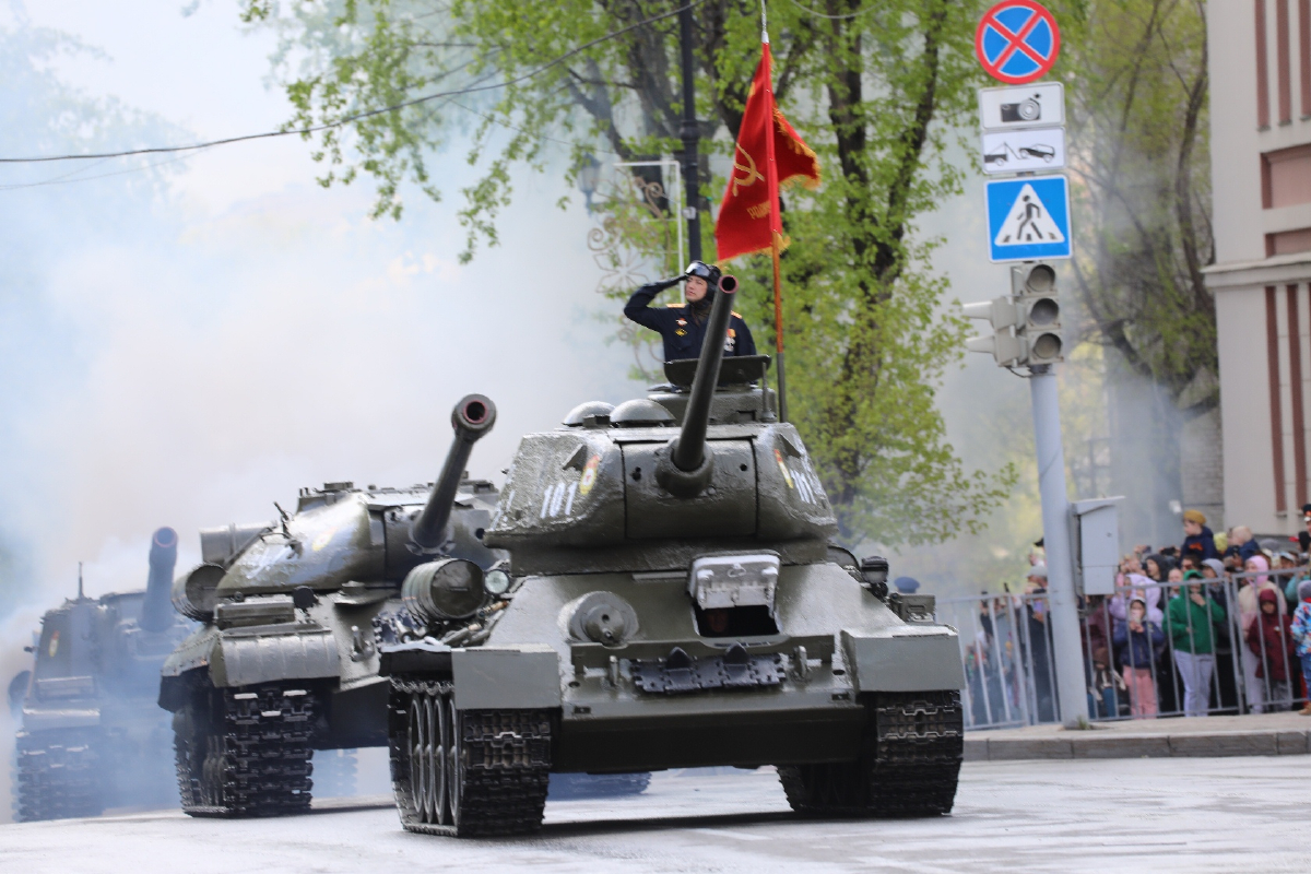 В Хабаровске состоялся  главный парад, посвященный 79-й годовщине Победы в Великой Отечественной войне