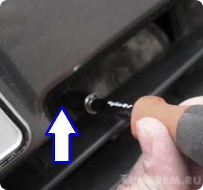 Замена датчика температуры наружного воздуха Lada Kalina