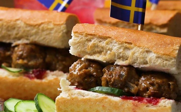 бутерброды с фаршем