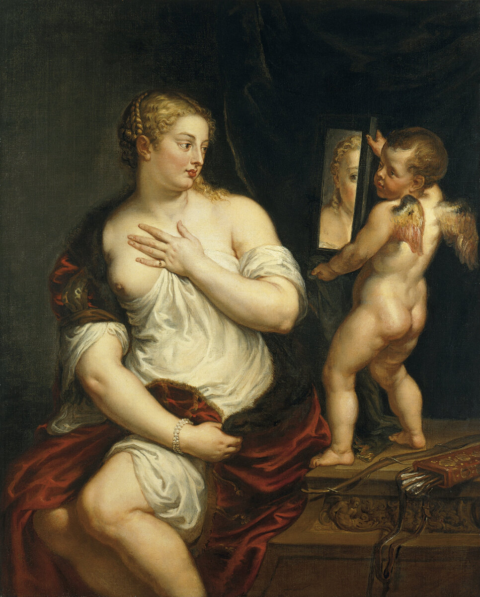 Питер Пауль Рубенс. Копия "Венеры перед зеркалом" Тициана.
