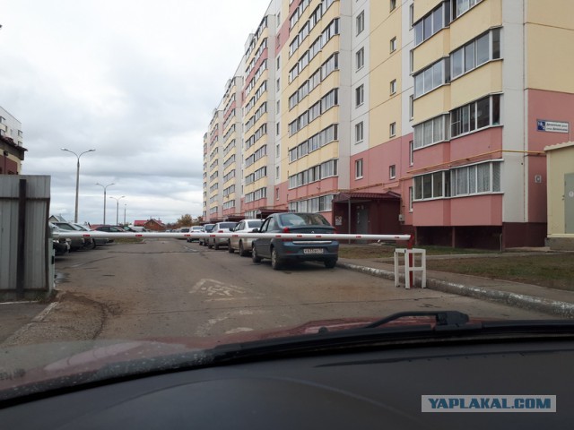 Пешеходу пригрозили штрафом за то, что помешал машине проехать по тротуару гибдд