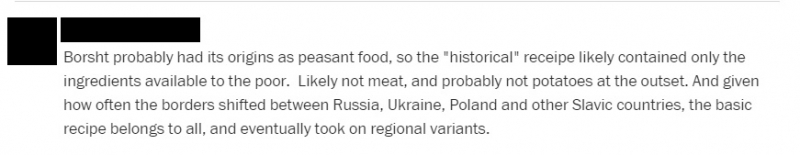Американцы отказались есть борщ, назвав его «грязным супом»