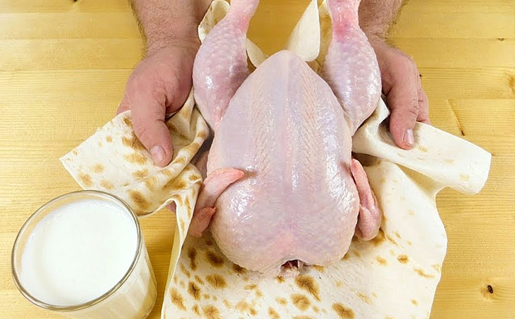 Курица в лаваше. Потрясающий новый способ готовки - похожая новость на Toplenta