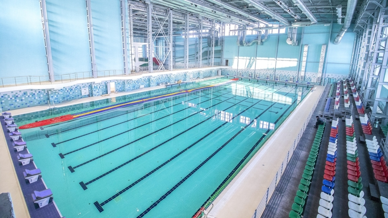 Арена мирового уровня: в Саратове достраивают Дворец водных видов спорта