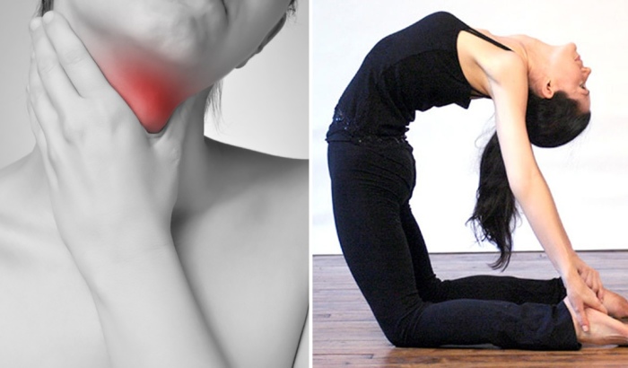 Йога может многое: эти упражнения помогут снять боль в горле