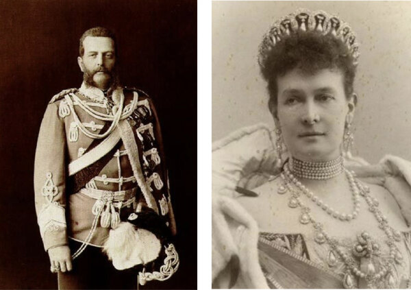 Великий князь Владимир Александрович и его супруга, великая княгиня Мария Павловна.