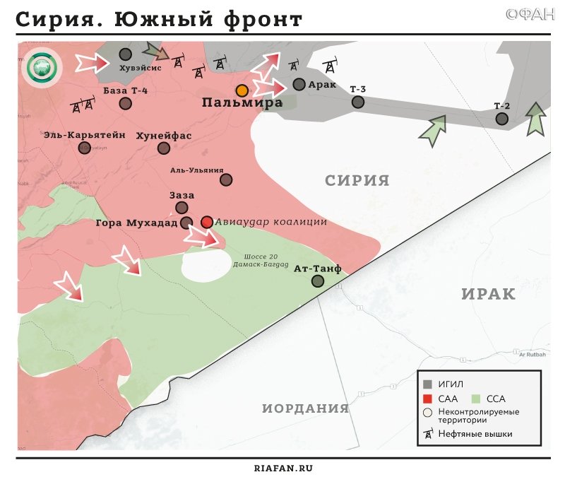 Карта сирии с границами