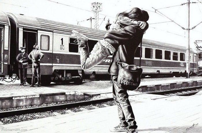 Виртуозные рисунки шариковой ручкой, которые сложно отличить от фотографий﻿ 