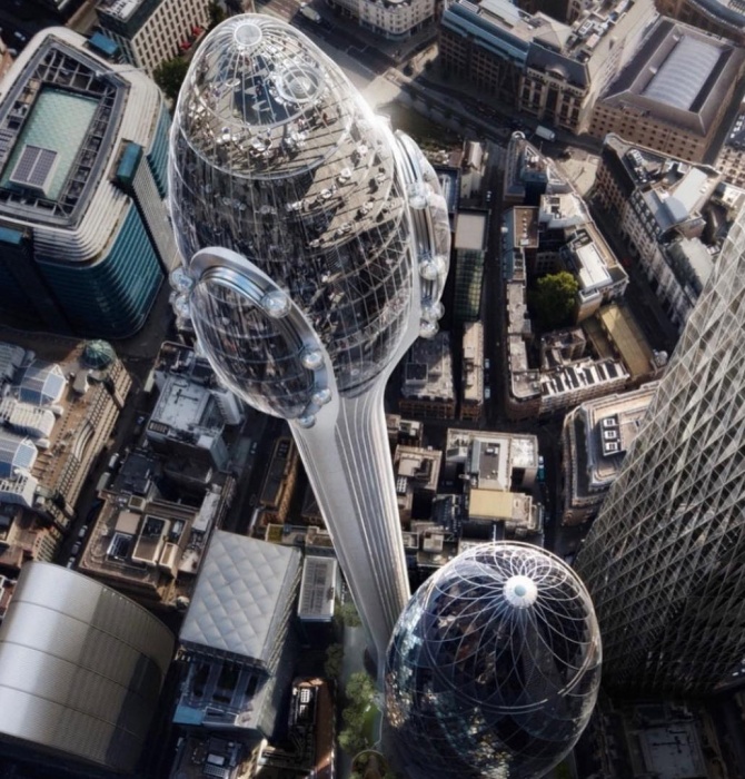 В центре Лондона может «вырасти» 305-метровый «Парящий тюльпан» Tulip, Лондона, концепт, будут, небоскреба, которые, станет, Великобритания, позволит, проекта, чтобы, города, «Огурец», столицы, только, «Тюльпан», деловой, высотка, время, Фостера