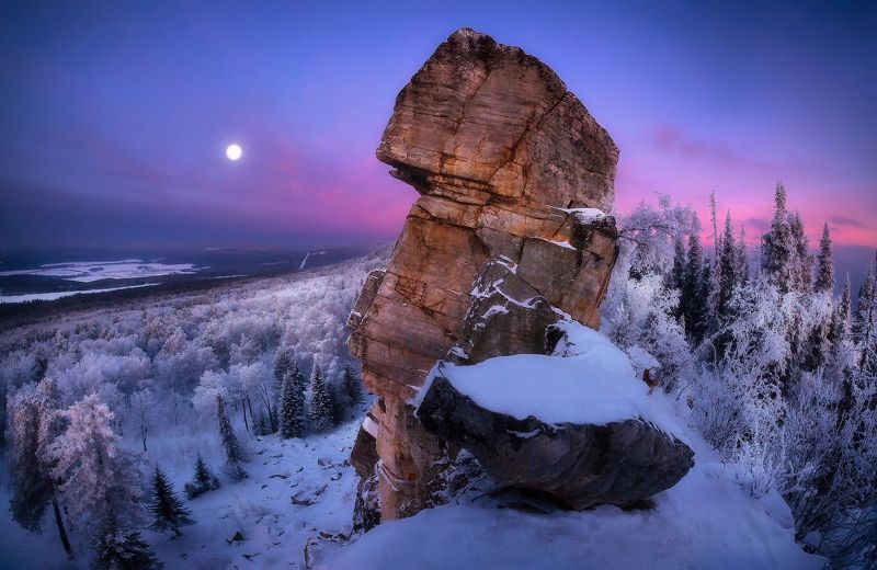 Южный Урал, Таганай - "подставка для Луны" природа