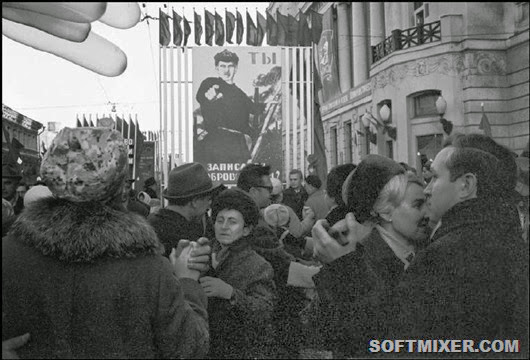Праздничная Москва 7 ноября 1967 года 