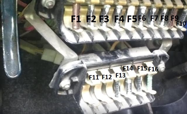 Расшифровка и обозначения предохранителей на Ваз 2106