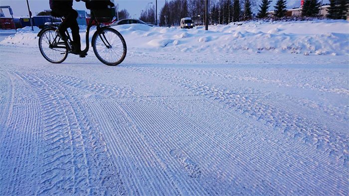 -17 °C  мороза,  а  в Финляндии дети едут в школу на велосипедах Война и мир