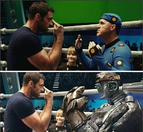 Instagram-аккаунт, показывающий сцены из фильмов до и после добавления спецэффектов Instagram-аккаунт, показывающий сцены из фильмов до и после добавления спецэффектов