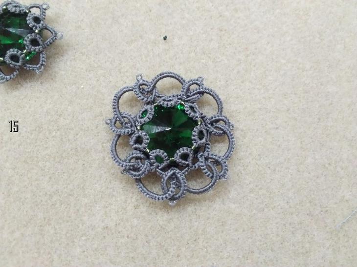 Создаем серьги «Глаз дракона» в технике фриволите Создаем серьги «Глаз дракона» в технике фриволите