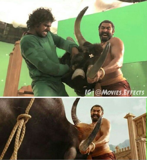 Instagram-аккаунт, показывающий сцены из фильмов до и после добавления спецэффектов Instagram-аккаунт, показывающий сцены из фильмов до и после добавления спецэффектов