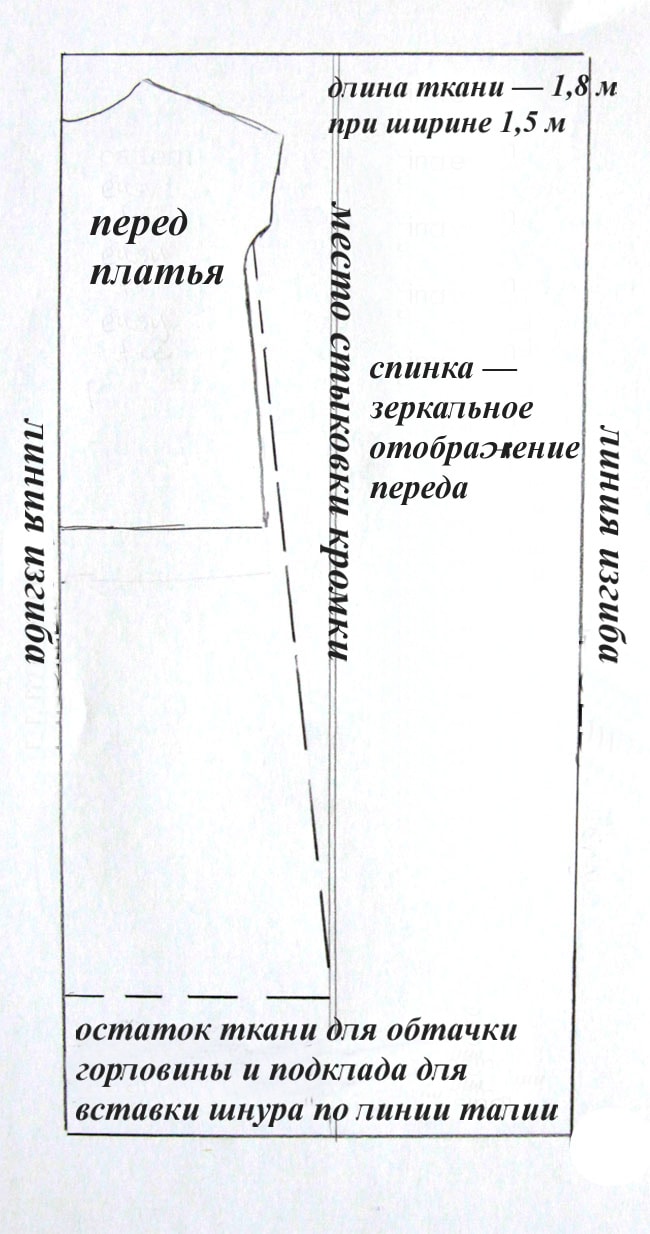 Как сшить длинное платье без выкройки одежда,переделки,рукоделие,своими руками,сделай сам