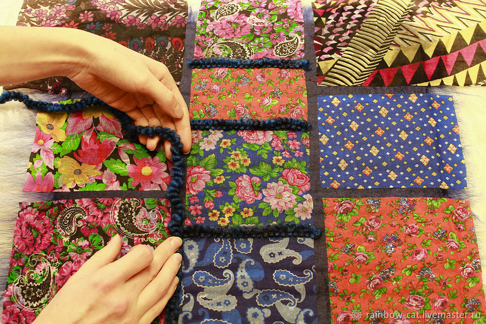 Валяем шапочку в технике 3D-пэчворк Валяем шапочку в технике 3D-пэчворк валяние,мастер-класс