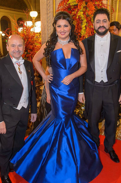 Анна Нетребко и Юсиф Эйвазов стали главными звездами Венского оперного бала звездные пары