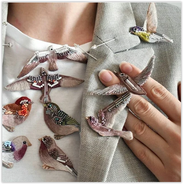 Миниатюрная вышивка от Валерии Петуниной - смешение разных техник и невероятный результат! вышивка,рукоделие,своими руками