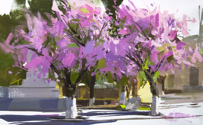 sakura-painting-oil-landscape-rakhiv (700x431, 384Kb)