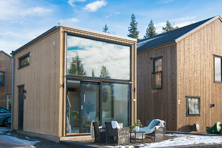 Дом размером меньше квартиры в Швеции (33 кв. м)