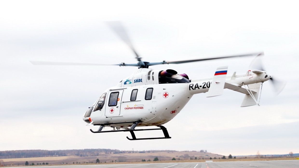 Упавший в КБР вертолет задел линию электропередач