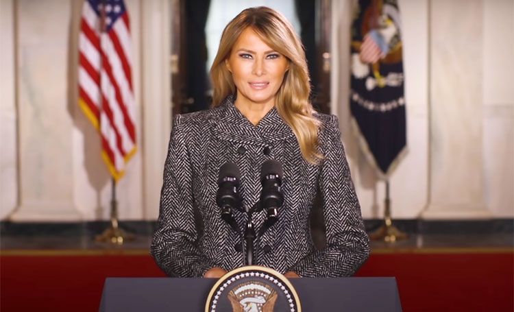 Вот и все: Мелания Трамп в последний раз обратилась к гражданам США в качестве первой леди