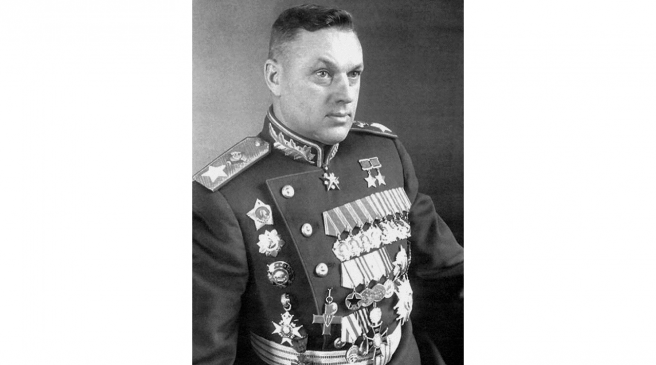 Генерал лейтенант Рокоссовский. Рокоссовский 1945.